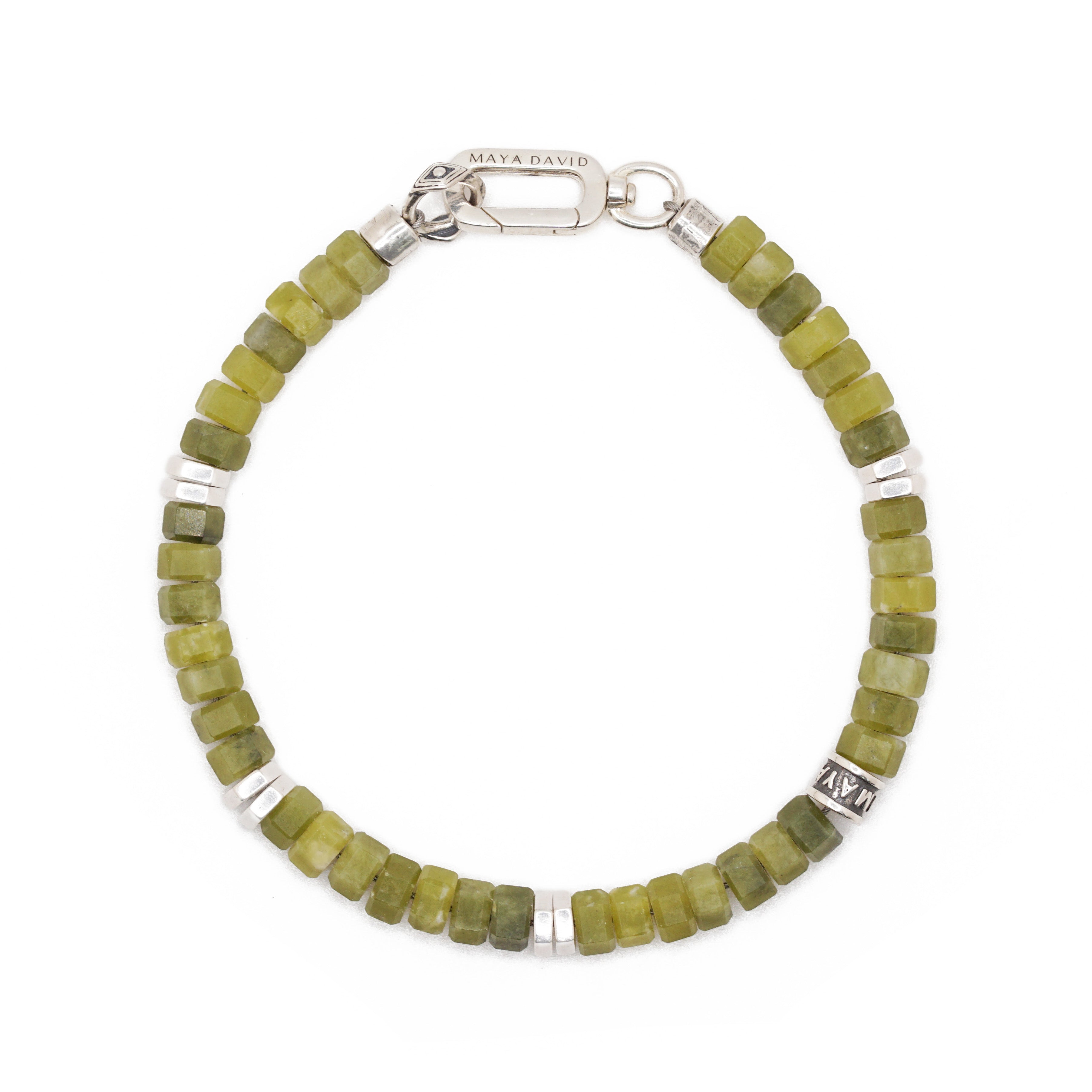 Verge Bracelet | Korean Jade & Sterling Silver
